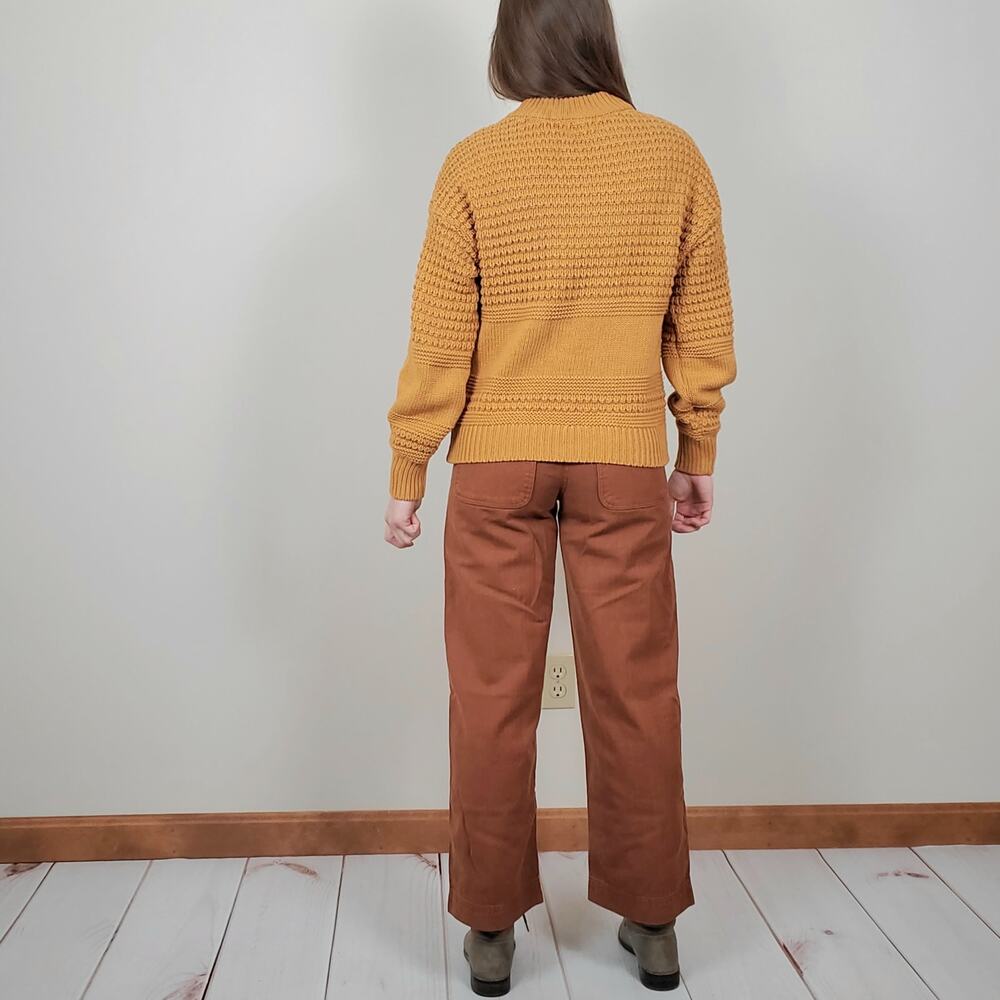 Universal Thread Sweater Orange Yellow Small - image 3